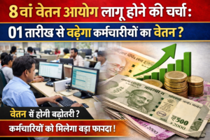 8वां वेतन आयोग लागू होने की चर्चा: 01 तारीख से बढ़ेगा कर्मचारियों का वेतन?👇